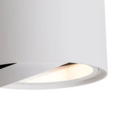 QAZQA Deckenstrahler|Aufbaustrahler*Smarter Deckenstrahler weiß dreh- und schwenkbar inkl. Wifi GU10 111mm - Rondoo Up