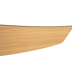 QAZQA Deckenventilator Mit Licht|Wohnzimmerlampen*Smarter Deckenventilator schwarz mit Holzprint 132cm inkl. LED Dimmbar mit Fernbedienung - Cool