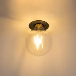 QAZQA Smarte Einbaustrahlers|Smarte Spots*Smarter Einbauspot schwarz inkl. WiFi G95 Lichtquelle - Insight