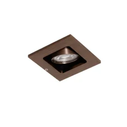 QAZQA Einbaustrahler|Wohnzimmerlampen*Smarter Einbaustrahler Dunkelbronze Dreh- und Kippbar inkl. Wifi GU10 50mm - Qure