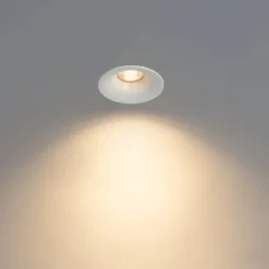 QAZQA Einbaustrahler|Wohnzimmerlampen*Smarter Einbaustrahler Weiß inkl. Wifi GU10 50mm - Gijs