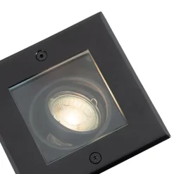 QAZQA Bodenstrahler Außen|Außenstrahler*Smarter Erdspießstrahler schwarz verstellbar IP65 inkl. Wifi GU10 50mm - Oneon