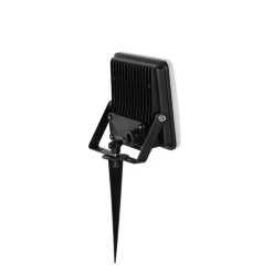 QAZQA Gartenbeleuchtung|Smarte Außenbeleuchtung*Smarter Heizkörper schwarz 14,5 cm inkl. LED IP65 mit Erdungsstift - Ruud