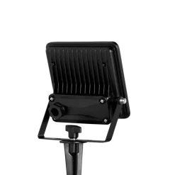 QAZQA Gartenbeleuchtung|Smarte Außenbeleuchtung*Smarter Heizkörper schwarz 12,8 cm inkl. LED IP65 mit Erdungsstift - Ruud