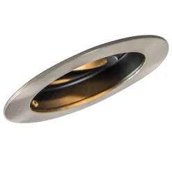 QAZQA Smarte Einbaustrahlers|Smarte Spots*Smarter moderner Einbaustrahler Stahl mit schwarz inkl. Wifi GU10 - Rondoo