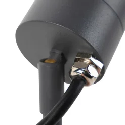 QAZQA Gartenbeleuchtung|Smarte Außenbeleuchtung*Smarter moderner Spike-Spot anthrazit IP44 inkl. WiFi GU10 - Solo