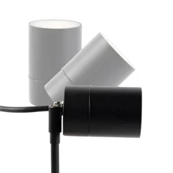 QAZQA Gartenbeleuchtung|Smarte Außenbeleuchtung*Smarter moderner Spike-Spot schwarz IP44 inkl. WiFi GU10 - Solo