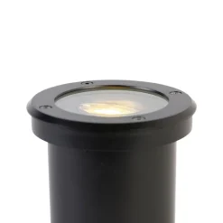 QAZQA Gartenbeleuchtung|Bodenstrahler Außen*Smarter Outdoor Bodenstrahler schwarz verstellbar inkl. Wifi GU10 - Delux