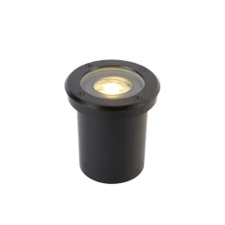 QAZQA Gartenbeleuchtung|Bodenstrahler Außen*Smarter Outdoor Bodenstrahler schwarz verstellbar inkl. Wifi GU10 - Delux