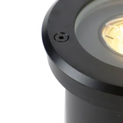 QAZQA Gartenbeleuchtung|Bodenstrahler Außen*Smarter Outdoor Bodenstrahler schwarz verstellbar inkl. Wifi GU10 - Delux