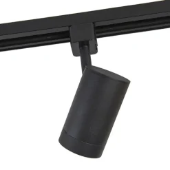 QAZQA Smarte Spots|Deckenstrahler*Smarter Schienenstrahler schwarz 1-phasig inkl. Wifi GU10 - Iconic Jeana