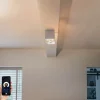 QAZQA Deckenstrahler|Aufbaustrahler*Smarter Spot White Rechteckig 2-Licht Inkl. 2 Wifi GU10 111mm - Box