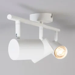 QAZQA Smarte Spots|Smarte Deckenleuchten*Smarter Strahler weiß neigbar inkl. Wifi GU10 - Jeana 3