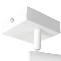 QAZQA Wandstrahler|Deckenstrahler*Smarter Strahler weiß verstellbar quadratisch inkl. Wifi GU10 50mm - Jeana