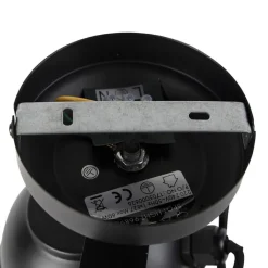 QAZQA Smarte Spots|Smarte Deckenleuchten*Smarter Studiospot schwarz dreh- und neigbar inkl. Wifi A60 - Movie