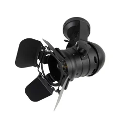 QAZQA Smarte Spots|Smarte Deckenleuchten*Smarter Studiospot schwarz dreh- und neigbar inkl. Wifi A60 - Movie