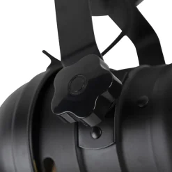 QAZQA Smarte Spots|Smarte Deckenleuchten*Smarter Studiospot schwarz dreh- und neigbar inkl. Wifi A60 - Movie