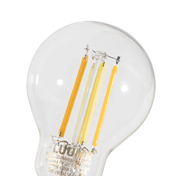 LUUMR Smarte Glühbirnen|Led Lampen*Smartes E14 LED-Leuchtmittel P45 Klar 4,2W 470lm 2700-6500K