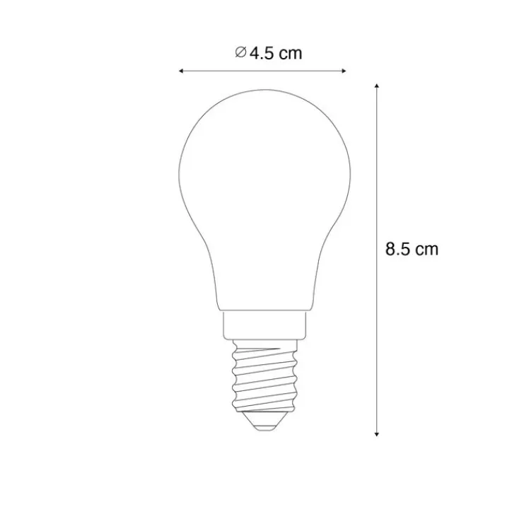 LUUMR Smarte Glühbirnen|Led Lampen*Smartes E14 LED-Leuchtmittel P45 Klar 4,2W 470lm 2700-6500K