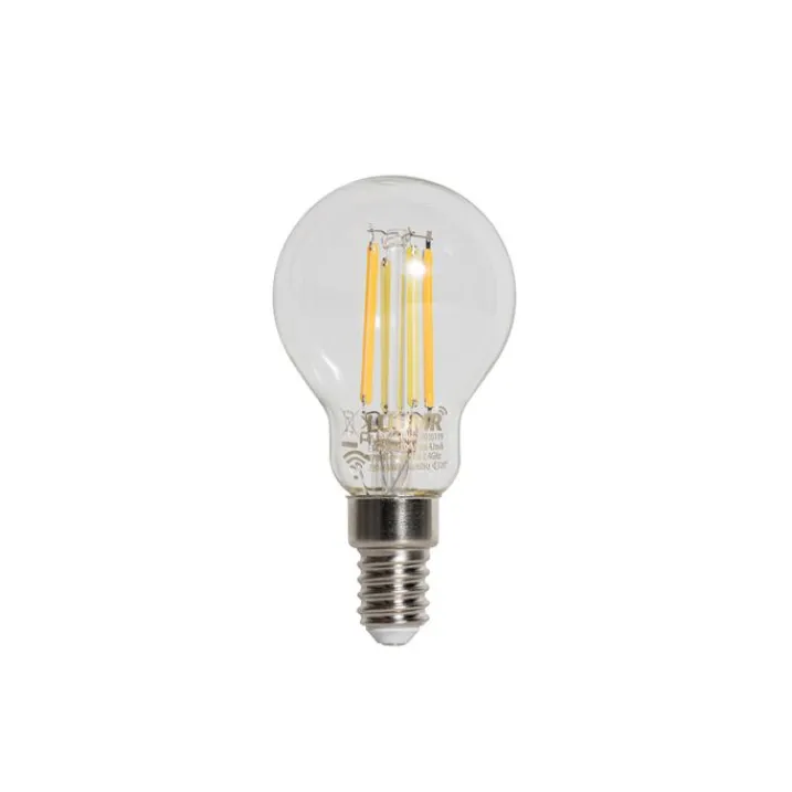 LUUMR Smarte Glühbirnen|Led Lampen*Smartes E14 LED-Leuchtmittel P45 Klar 4,2W 470lm 2700-6500K