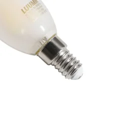 LUUMR Smarte Glühbirnen|Led Lampen*Smartes E14 LED-Leuchtmittel C35 Matt 4,2W 470lm 2700-6500K