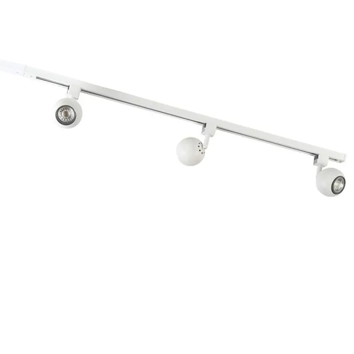 QAZQA Smarte Spots|Deckenstrahler*Smartes modernes Schienensystem weiß 1-phasig inkl. 3 WLAN GU10 - Gissi