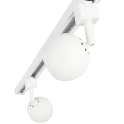 QAZQA Smarte Spots|Deckenstrahler*Smartes modernes Schienensystem weiß 1-phasig inkl. 3 WLAN GU10 - Gissi