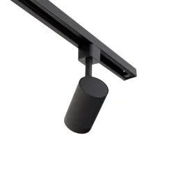 QAZQA Schlafzimmerlampen|Küchenlampen*Smartes 1-phasiges Schienensystem mit 4 WiFi GU10 Spots Schwarz - Iconic Jeana