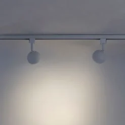 QAZQA Smarte Spots|Deckenstrahler*Smartes 1-phasiges Schienensystem inkl. 5 WLAN GU10 weiß - Iconic Gissi