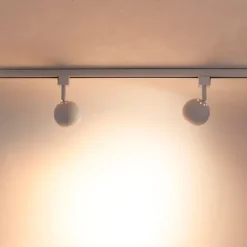 QAZQA Smarte Spots|Deckenstrahler*Smartes 1-phasiges Schienensystem inkl. 5 WLAN GU10 weiß - Iconic Gissi