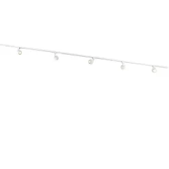 QAZQA Smarte Spots|Deckenstrahler*Smartes 1-phasiges Schienensystem inkl. 5 WLAN GU10 weiß - Iconic Gissi