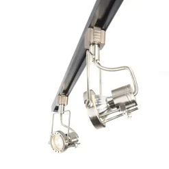 QAZQA Smarte Spots|Deckenstrahler*Smartes 1-phasiges Schienensystem schwarz mit Stahl inkl. 5 WiFi GU10 - Iconic Suplux