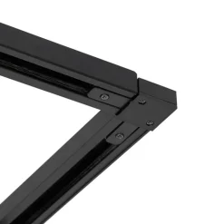 QAZQA Smarte Spots|Deckenstrahler*Smartes Schienensystem schwarz 1-phasig inkl. 5 Wifi GU10 - Iconic Suplux