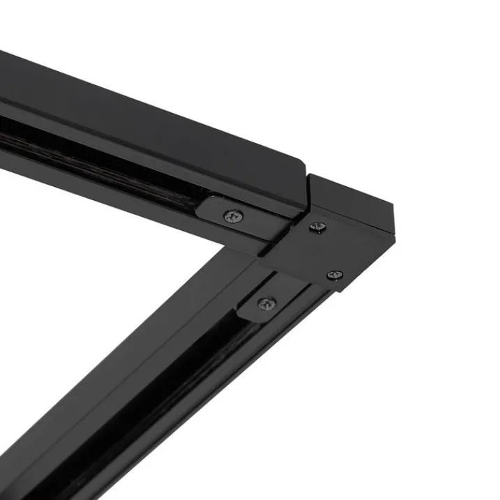 QAZQA Smarte Spots|Deckenstrahler*Smartes Schienensystem schwarz 1-phasig inkl. 5 Wifi GU10 - Iconic Suplux