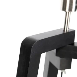 QAZQA Smarte Stehlampen|Stehlampen*Smartes Stehlampenstativ mit Schirm schwarz mit Gold 50 cm inkl. Wif A60 - Puros