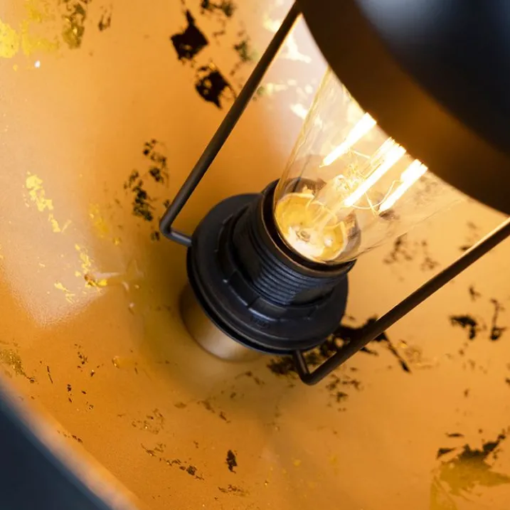 QAZQA Smarte Stehlampen|Stehlampen*Smartes Stehlampen-Stativ schwarz inkl. Wifi A60 - Magna 40 Eglip