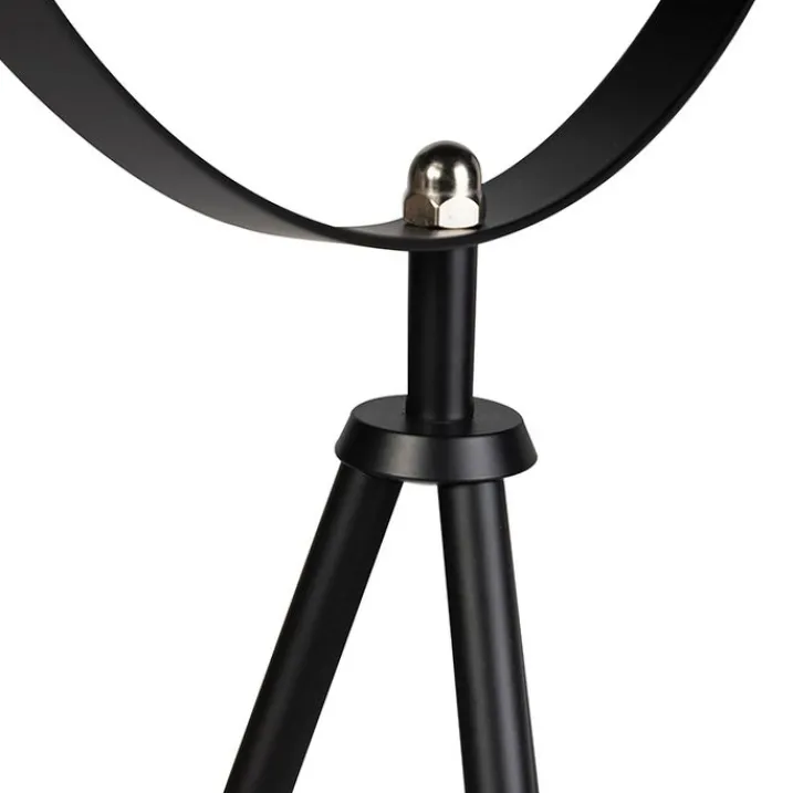 QAZQA Smarte Stehlampen|Stehlampen*Smartes Stehlampen-Stativ schwarz inkl. Wifi A60 - Magna 40 Eglip