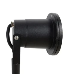 QAZQA Gartenbeleuchtung|Außenstrahler*Spike Spot schwarz 40 cm inkl. Kabel und Stecker IP44 - Basic