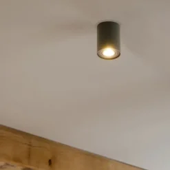 QAZQA Schlafzimmerlampen|Küchenlampen*Spot dunkelgrau dreh- und neigbar - Rondoo up