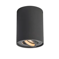 QAZQA Schlafzimmerlampen|Küchenlampen*Spot dunkelgrau dreh- und neigbar - Rondoo up