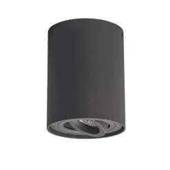 QAZQA Schlafzimmerlampen|Küchenlampen*Spot dunkelgrau dreh- und neigbar - Rondoo up