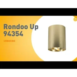 QAZQA Deckenstrahler|Aufbaustrahler*Spot Gold / Messing dreh- und neigbar - Rondoo up