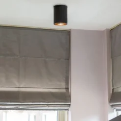 QAZQA Küchenlampen|Deckenstrahler*Spot grau mit Kupferwirbel und Neigung - Rondoo Up