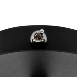 QAZQA Deckenstrahler|Aufbaustrahler*Spot schwarz mit gold verstellbar - Athens Wire