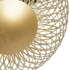 QAZQA Deckenstrahler|Aufbaustrahler*Spot schwarz mit gold verstellbar - Athens Wire