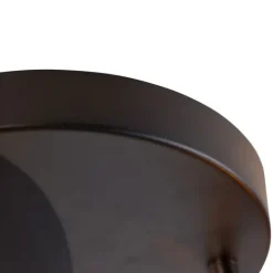 QAZQA Deckenstrahler|Aufbaustrahler*Spot schwarz mit goldener Innenseite 3-Licht - Lofty