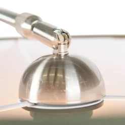 QAZQA Wandleuchten|Wohnzimmerlampen*Stahlwandbogenlampe mit schattengrünem 35/35/20 einstellbar