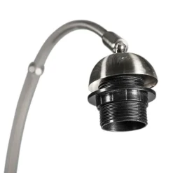 QAZQA Wandleuchten|Wohnzimmerlampen*Stahlwandbogenlampe mit schattengrünem 35/35/20 einstellbar