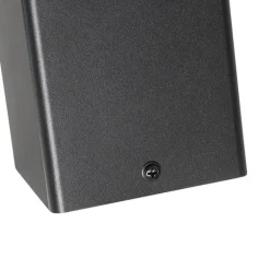 QAZQA Gartenbeleuchtung|Stehlampen Außen*Stehende Außenlampe schwarz 50 cm IP44 mit Rauchglaseffekt - Dänemark