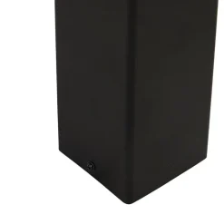 QAZQA Gartenbeleuchtung|Stehlampen Außen*Stehende Außenlampe schwarz mit opalweißem Schirm 30 cm - Dänemark